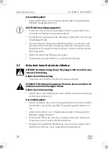 Preview for 26 page of Dometic 9600050033 Installation And Operating Manual