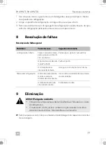 Preview for 77 page of Dometic 9600050033 Installation And Operating Manual