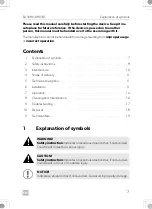 Preview for 7 page of Dometic A 803 E Installation And Operating Manual