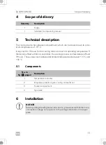 Preview for 11 page of Dometic A 803 E Installation And Operating Manual