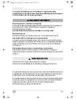 Preview for 71 page of Dometic Breathe Easy Installation And Operating Manual