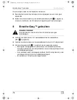 Preview for 78 page of Dometic Breathe Easy Installation And Operating Manual