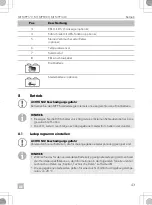 Preview for 43 page of Dometic Buttner MT MPP170 Installation And Operating Manual