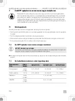 Preview for 104 page of Dometic Buttner MT MPP170 Installation And Operating Manual