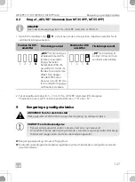 Preview for 127 page of Dometic Buttner MT MPP170 Installation And Operating Manual