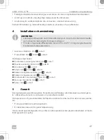 Preview for 61 page of Dometic C55F Short Installation And Operation Manual