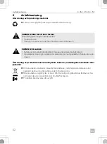 Preview for 62 page of Dometic C55F Short Installation And Operation Manual