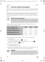 Preview for 164 page of Dometic CFX 100 Professional Operating Manual