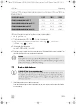 Preview for 203 page of Dometic CFX 100 Professional Operating Manual