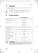 Preview for 273 page of Dometic CFX 100 Professional Operating Manual