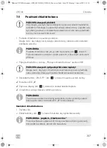 Preview for 307 page of Dometic CFX 100 Professional Operating Manual