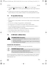 Preview for 323 page of Dometic CFX 100 Professional Operating Manual