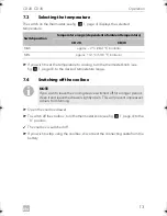 Preview for 13 page of Dometic coolmatic CD 20 Installation And Operating Manual