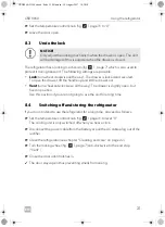 Preview for 21 page of Dometic CoolMatic CRD 50 Installation And Operating Manual