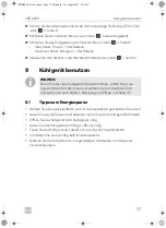 Preview for 37 page of Dometic CoolMatic CRD 50 Installation And Operating Manual