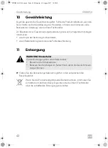 Preview for 42 page of Dometic CoolMatic CRD 50 Installation And Operating Manual