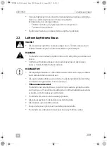 Preview for 209 page of Dometic CoolMatic CRD 50 Installation And Operating Manual