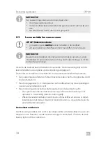 Preview for 72 page of Dometic CoolMatic CRP 40S Installation And Operating Manual