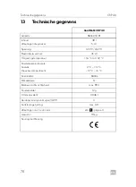 Preview for 78 page of Dometic CoolMatic CRP 40S Installation And Operating Manual