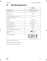 Preview for 75 page of Dometic COOLMATIC CRP40 Operating Manual