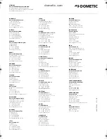 Preview for 68 page of Dometic CoolMatic CRX 50 Installation And Operating Manual