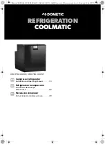 Preview for 1 page of Dometic COOLMATIC CRX PRO 0050T Installation And Operating Manual