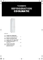 Preview for 1 page of Dometic COOLMATIC Series Installation And Operating Manual