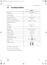 Preview for 53 page of Dometic COOLMATIC Series Installation And Operating Manual