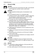 Preview for 12 page of Dometic CRX 1050 Installation And Operating Manual