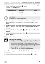 Preview for 41 page of Dometic CRX 1050 Installation And Operating Manual