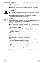 Preview for 78 page of Dometic CRX 1050 Installation And Operating Manual