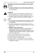 Preview for 79 page of Dometic CRX 1050 Installation And Operating Manual