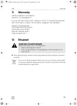 Preview for 29 page of Dometic CRX65D Installation And Operating Manual