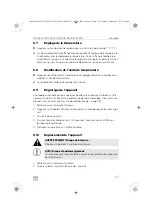 Preview for 57 page of Dometic DE15F Installation And Operating Manual