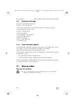 Preview for 64 page of Dometic DE15F Installation And Operating Manual