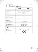 Preview for 114 page of Dometic DM50D Installation And Operating Manual