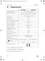 Preview for 78 page of Dometic DM50NTE UPOE Installation And Operating Manual