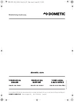 Preview for 232 page of Dometic DM50NTE UPOE Installation And Operating Manual