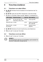 Preview for 17 page of Dometic DoorLock DM100 Installation And Operating Manual