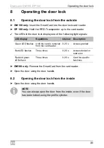 Preview for 31 page of Dometic DoorLock DM100 Installation And Operating Manual