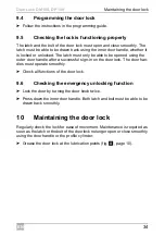 Preview for 34 page of Dometic DoorLock DM100 Installation And Operating Manual