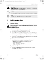 Preview for 12 page of Dometic ECOLINE RH 430NTE Installation And Operating Manual