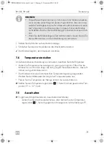 Preview for 31 page of Dometic ECOLINE RH 430NTE Installation And Operating Manual