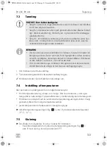 Preview for 103 page of Dometic ECOLINE RH 430NTE Installation And Operating Manual