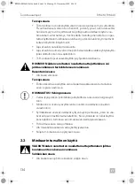 Preview for 134 page of Dometic ECOLINE RH 430NTE Installation And Operating Manual