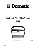 Preview for 1 page of Dometic F400E Operating Insructions