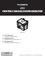 Dometic GM CCF-T Installation And Operation Manual preview