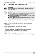 Preview for 20 page of Dometic HC302 Series Installation And Operating Manual