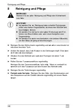 Preview for 38 page of Dometic HC302 Series Installation And Operating Manual