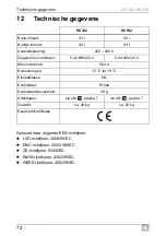 Preview for 72 page of Dometic HC302 Series Installation And Operating Manual